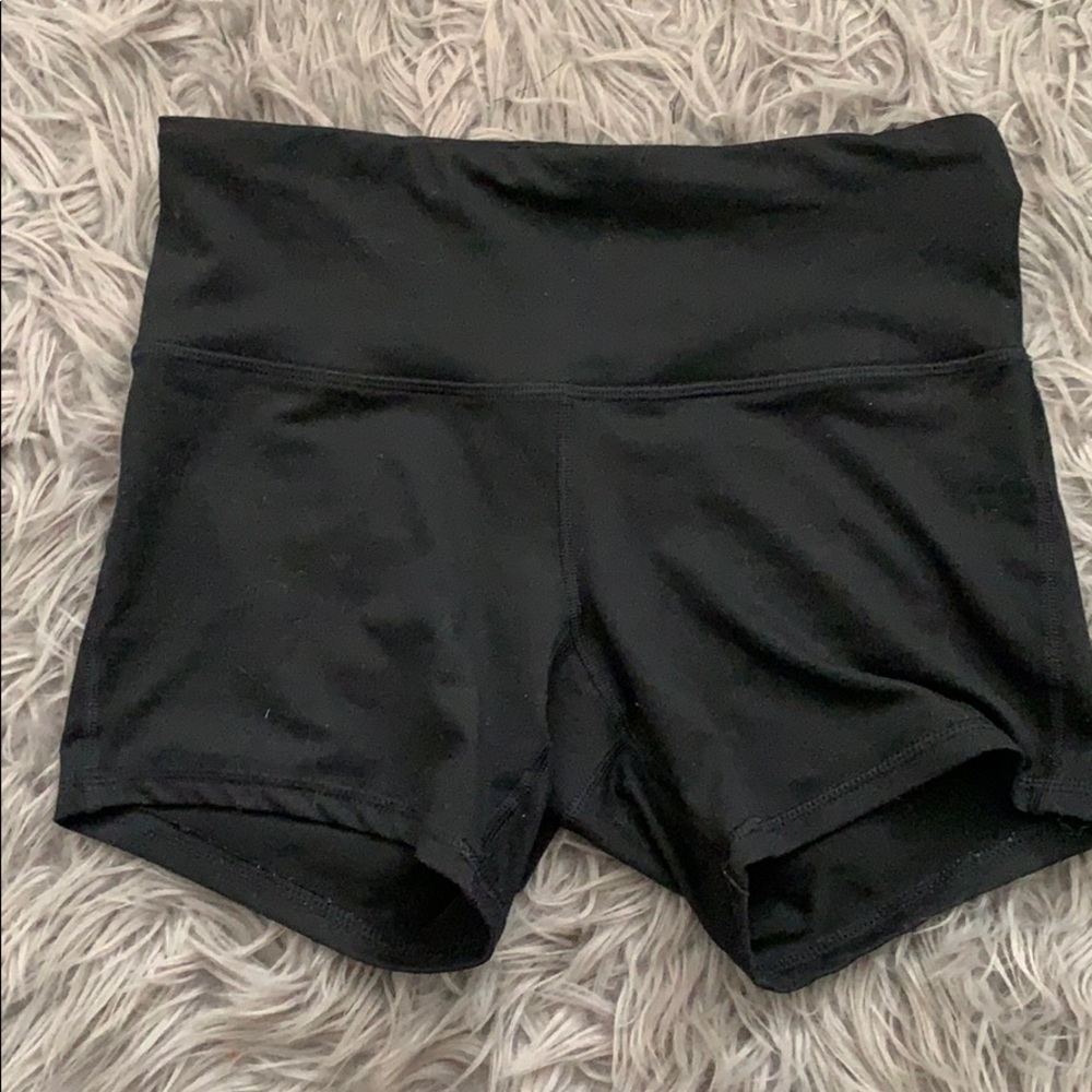 champion black spandex shorts